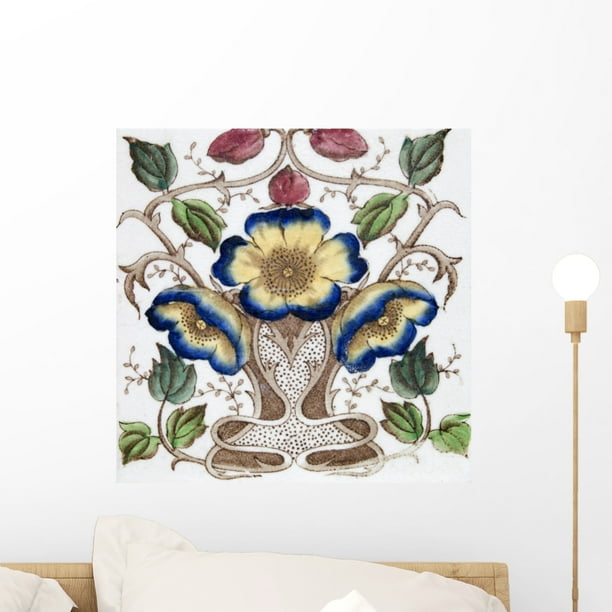 art nouveau floral tile cushion cover accessories home decor art nouveau floral tile cushion cover accessories home decor